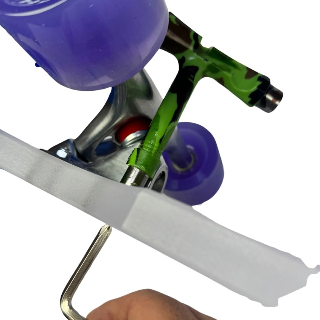 All-in-One Skateboard Tool Kit - Multi-Function T-Tool with Allen Key & Phillips Wrench | Portable Roller Skate & Longboard Maintenance Accessory for DIY Repairs & Adjustments at Home or Skate Park