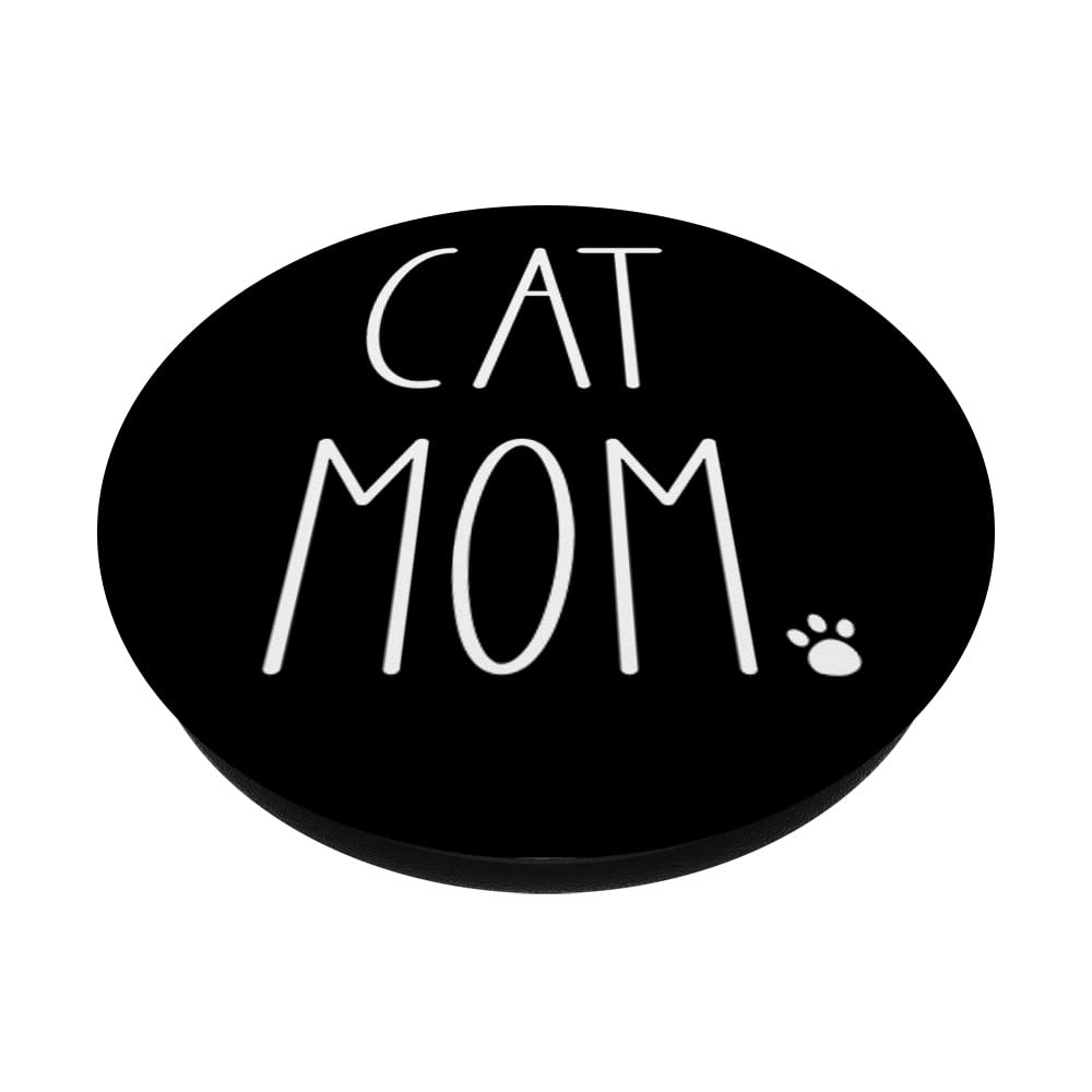 Paw Print Cat Lover PopSockets Swappable PopGrip - Perfect Gift for Cat Moms & Crazy Cat Ladies - Great for Phones, Tablets, and Laptops