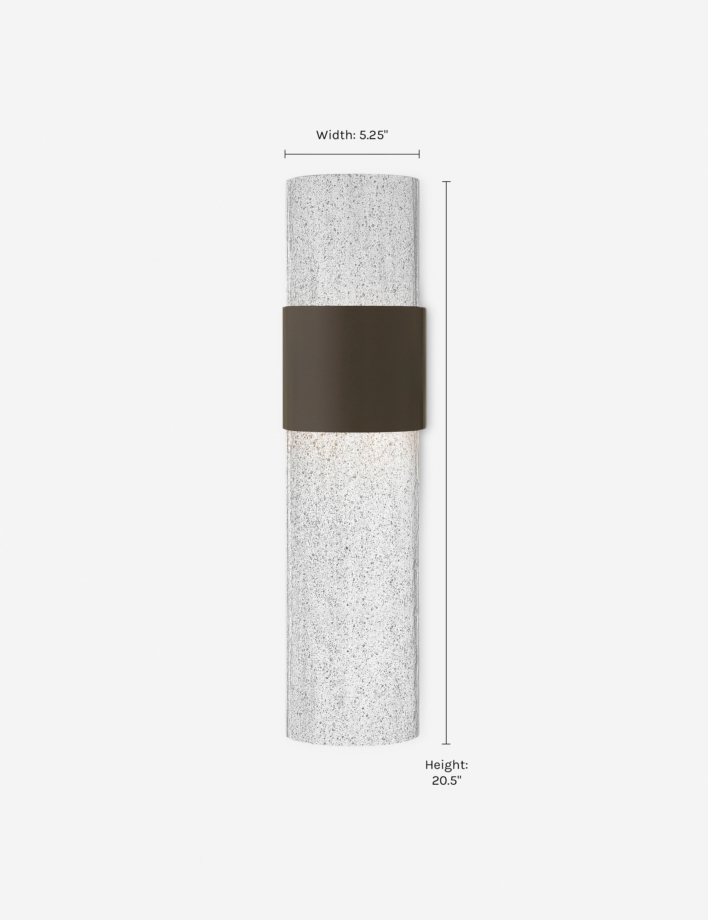 Dallas Outdoor Wall Sconce Light Fixture - Weatherproof Exterior Lighting for Porch, Patio & Garden - Black Metal Outdoor Wall Lamp with Clear Glass Shade