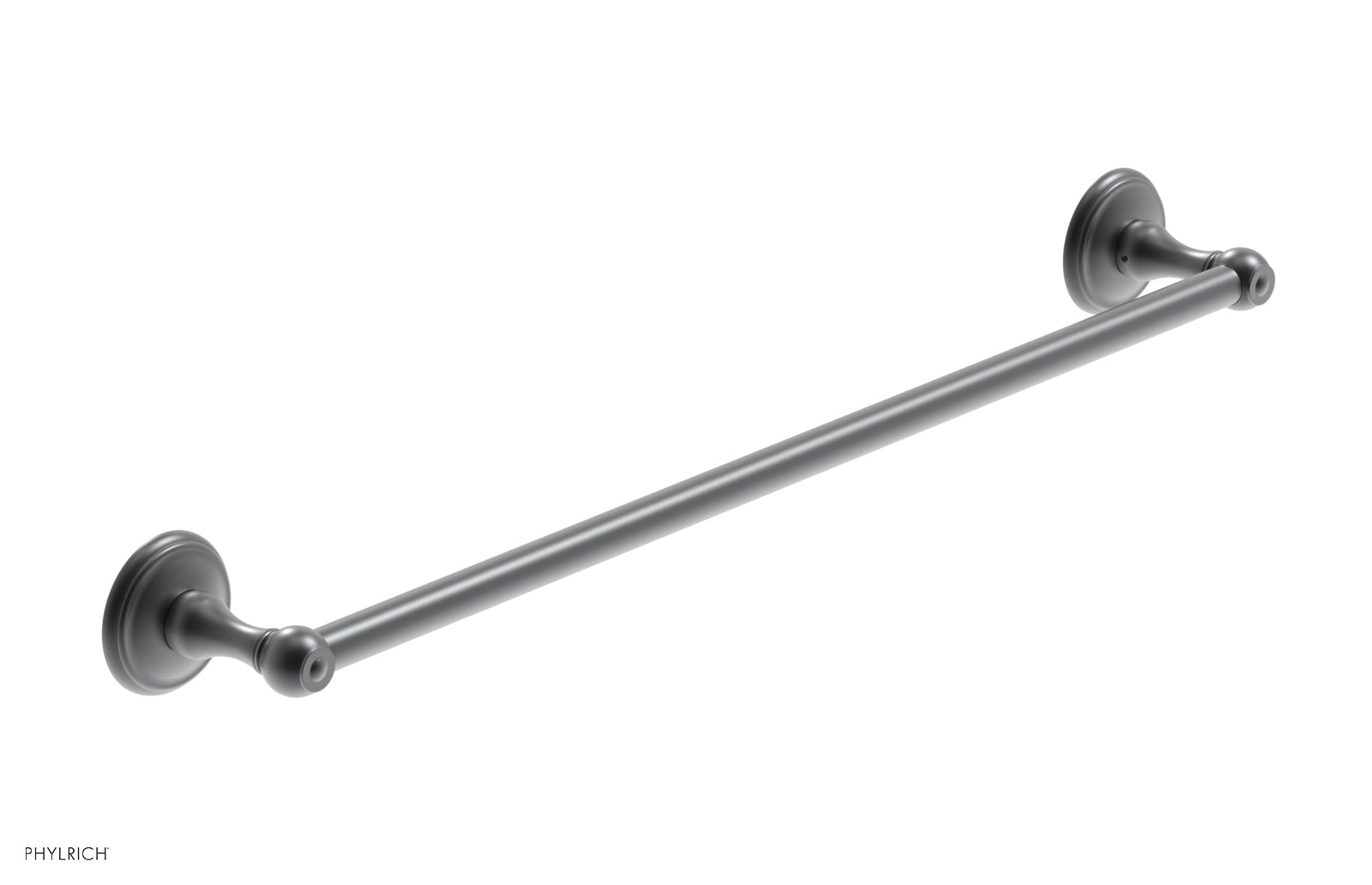 3RING 24-Inch Brushed Nickel Towel Bar - Heavy Duty Bathroom Towel Rack for Kitchen, Bathroom, and Laundry Room - KGB70