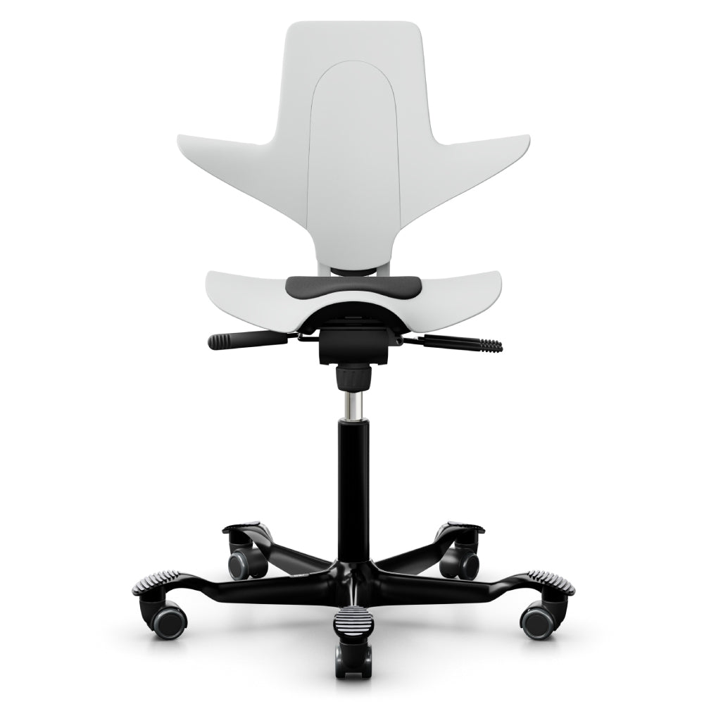 HÅG Capisco 8010 Ergonomic Saddle Chair - Adjustable Height & Tilt for Office & Home Workspace - Perfect for Standing Desks, Computer Work & Creative Studios