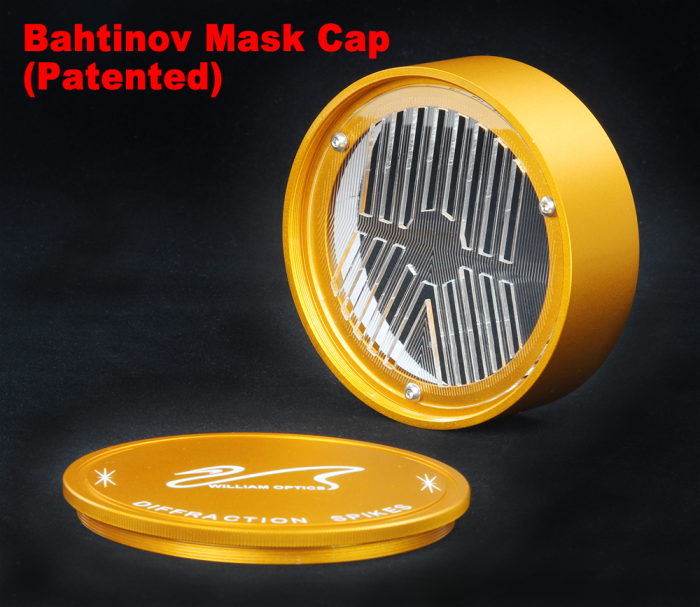Bahtinov Mask Cover (Patented) for WO 70 Series Telescopes (CPBM 71) - Premium Telescope Focusing Aid for Astrophotography & Stargazing