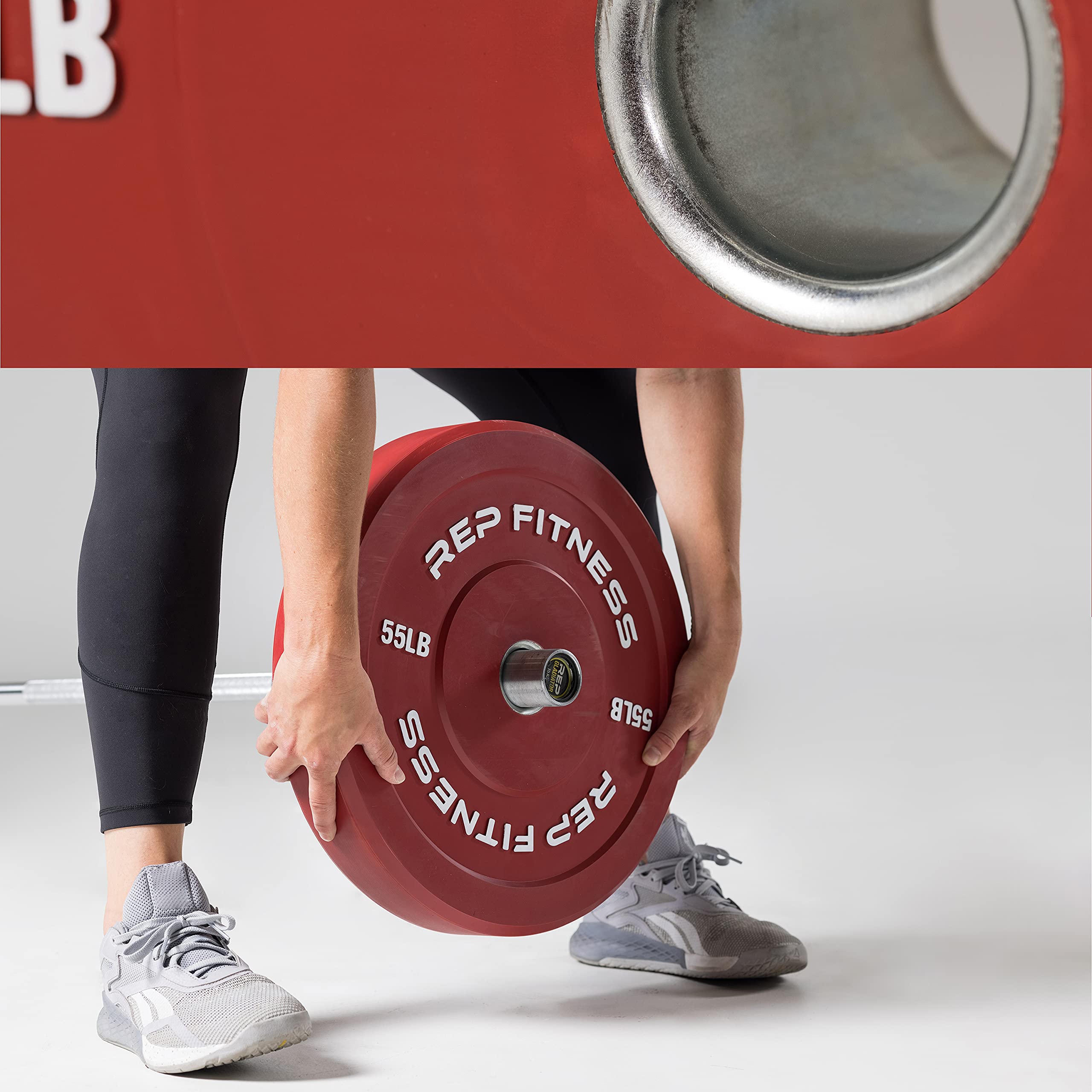 REP Fitness Color Bumper Plates - Olympic Weight Plates Set for CrossFit, Powerlifting & Home Gym - Durable Rubber Weight Plates for Strength Training & Fitness - Ideal for Garage Gym, Weightlifting & Functional Training