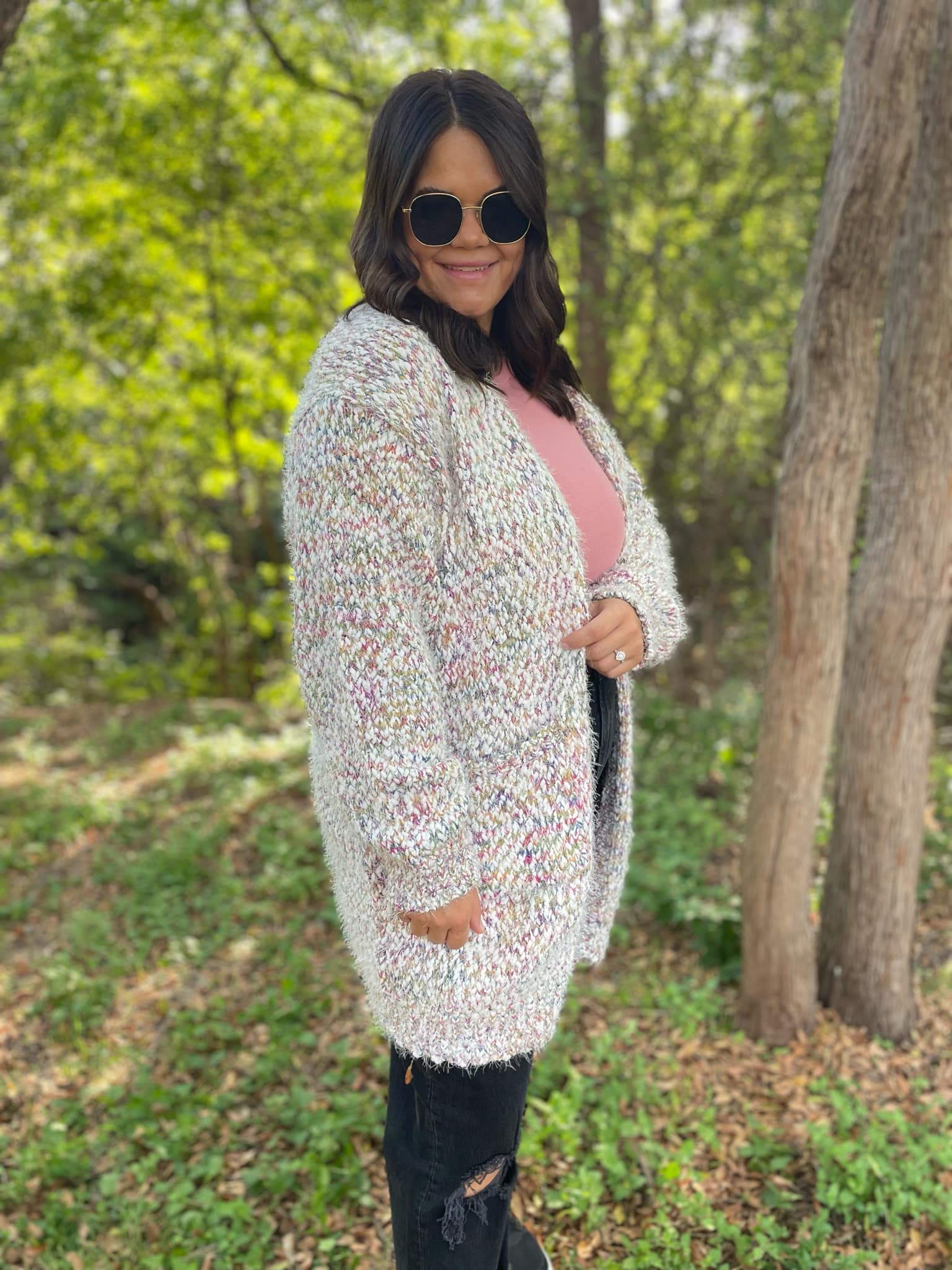 PREORDER: Bailey Cardigan for Women - Soft Knit Sweater in 2 Colors (Beige & Gray) | Perfect for Fall Layering & Cozy Winter Outfits
