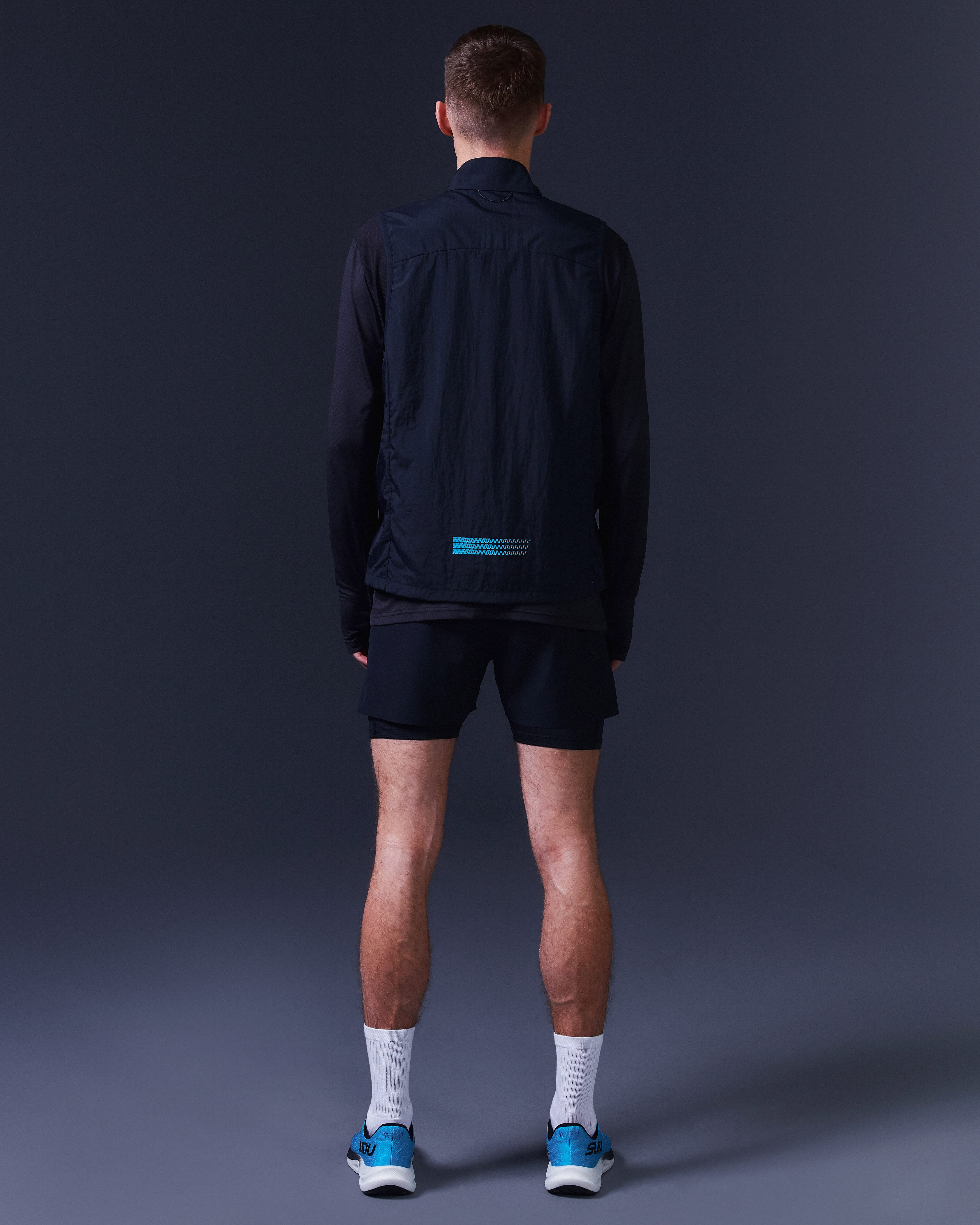 SRG 01 Men's Lightweight Vest - Black & Blue Color Options | Outdoor Hiking, Running & Casual Wear