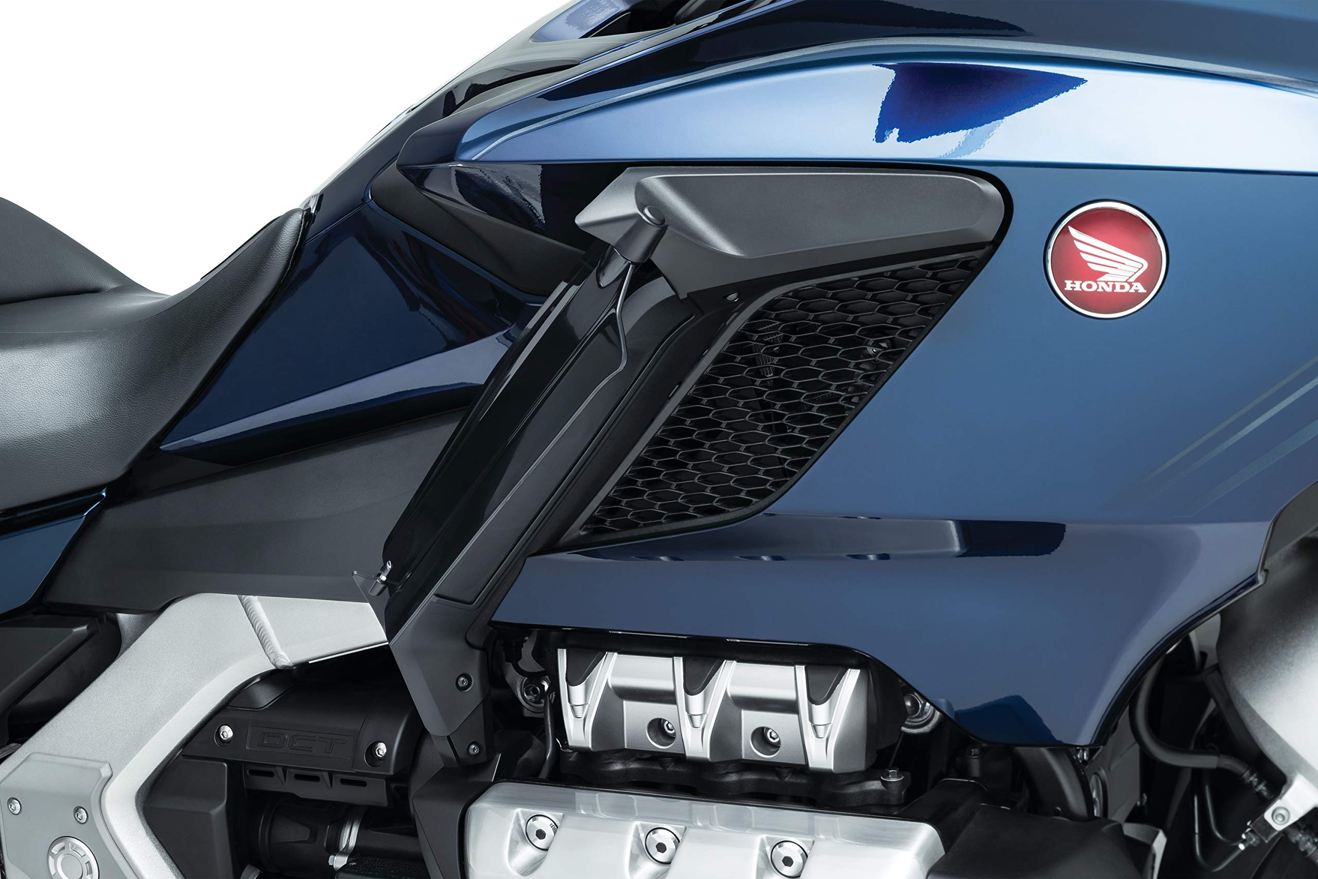 Kuryakyn 6579 Dark Smoke Air Deflectors for 2018-2020 Honda Gold Wing Motorcycles - 1 Pair Motorcycle Accessory for Wind Protection & Comfortable Riding