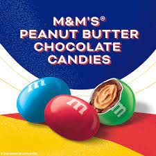 Gourmet Kitchn M&M'S Peanut Butter Chocolate Candy - Bulk 62 oz. Jars (2-Pack, 124 oz Total) | Perfect for Parties, Office Snacks & Gift Baskets