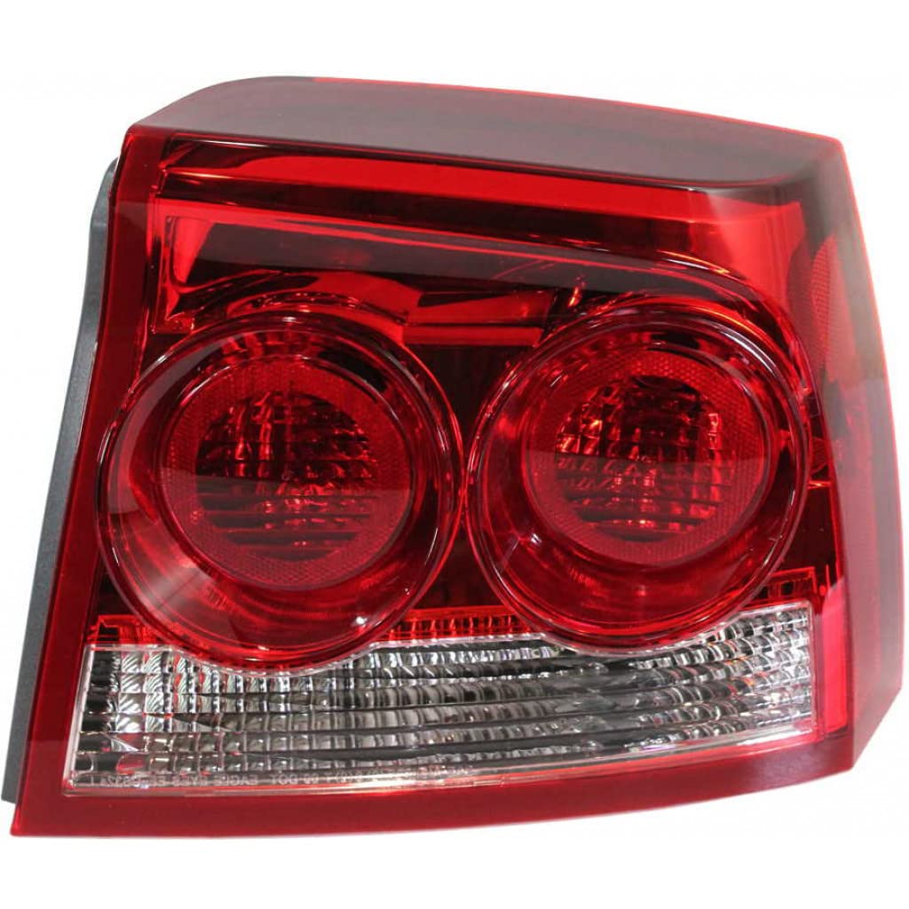 2009-2010 Dodge Charger Passenger Side Tail Light Assembly Replacement - CH2801195 - Perfect for Night Driving & Car Restoration Projects