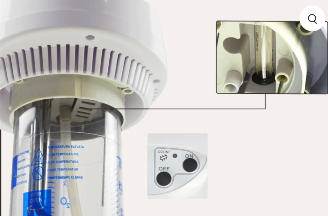 Professional Facial Steamer with Adjustable Steam & Deluxe Base - At-Home Spa Treatment for Glowing Skin | Perfect for Skincare Routine, Hydration & Relaxation