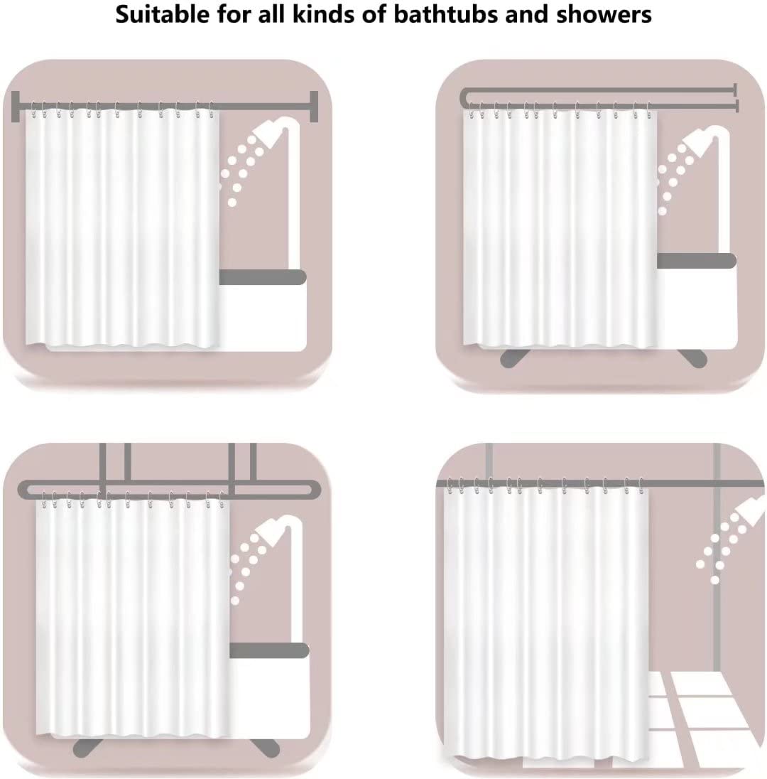 Waterproof Christmas Snowman Shower Curtain Set with Non-Slip Bath Rugs, Toilet Lid Cover & Bath Mat - Holiday Bathroom Decor Accessories for Festive Home Decor