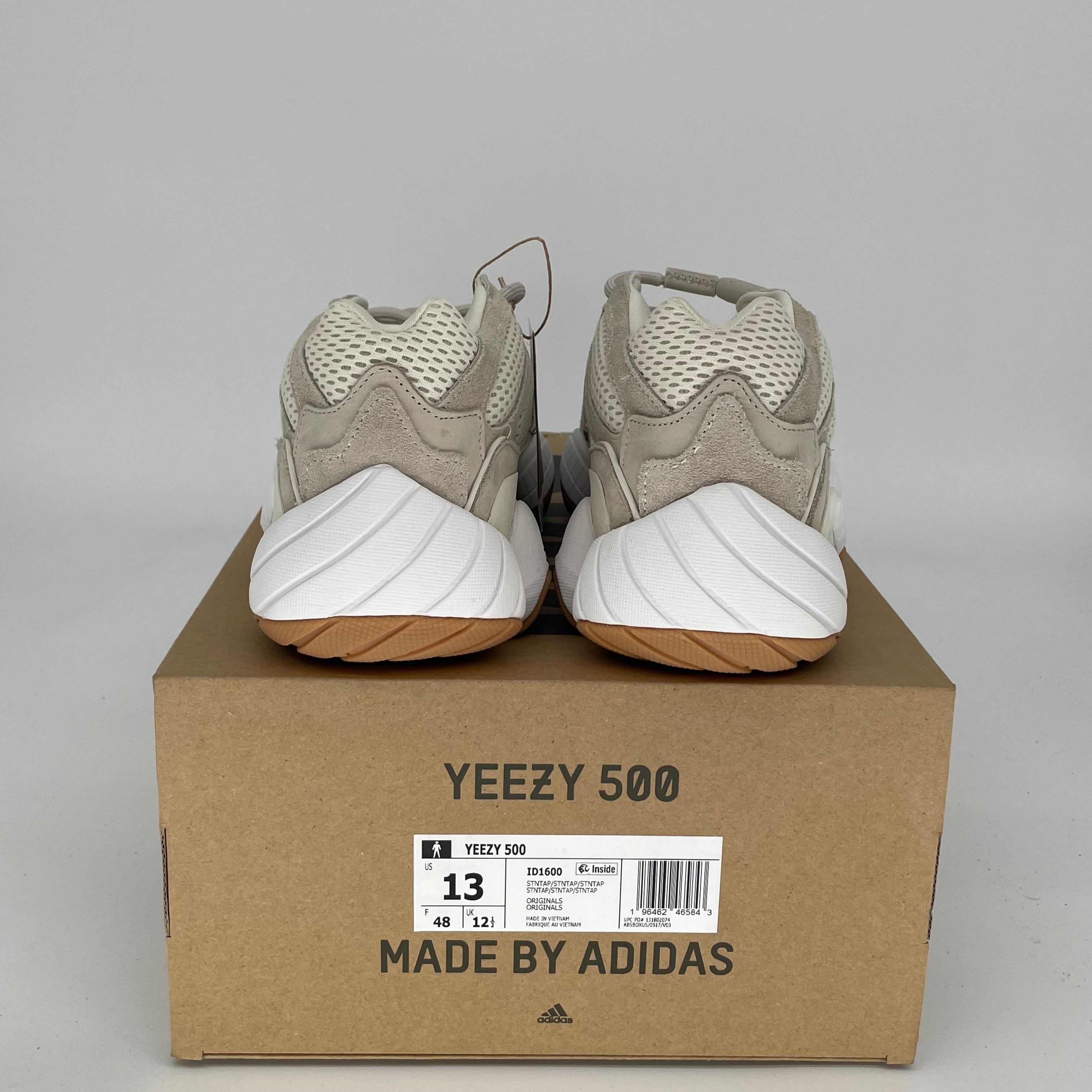 Adidas Yeezy 500 Stone Taupe Men's Sneakers - Size 13 (ID1600) | Comfortable Running Shoes for Jogging, Gym & Casual Wear