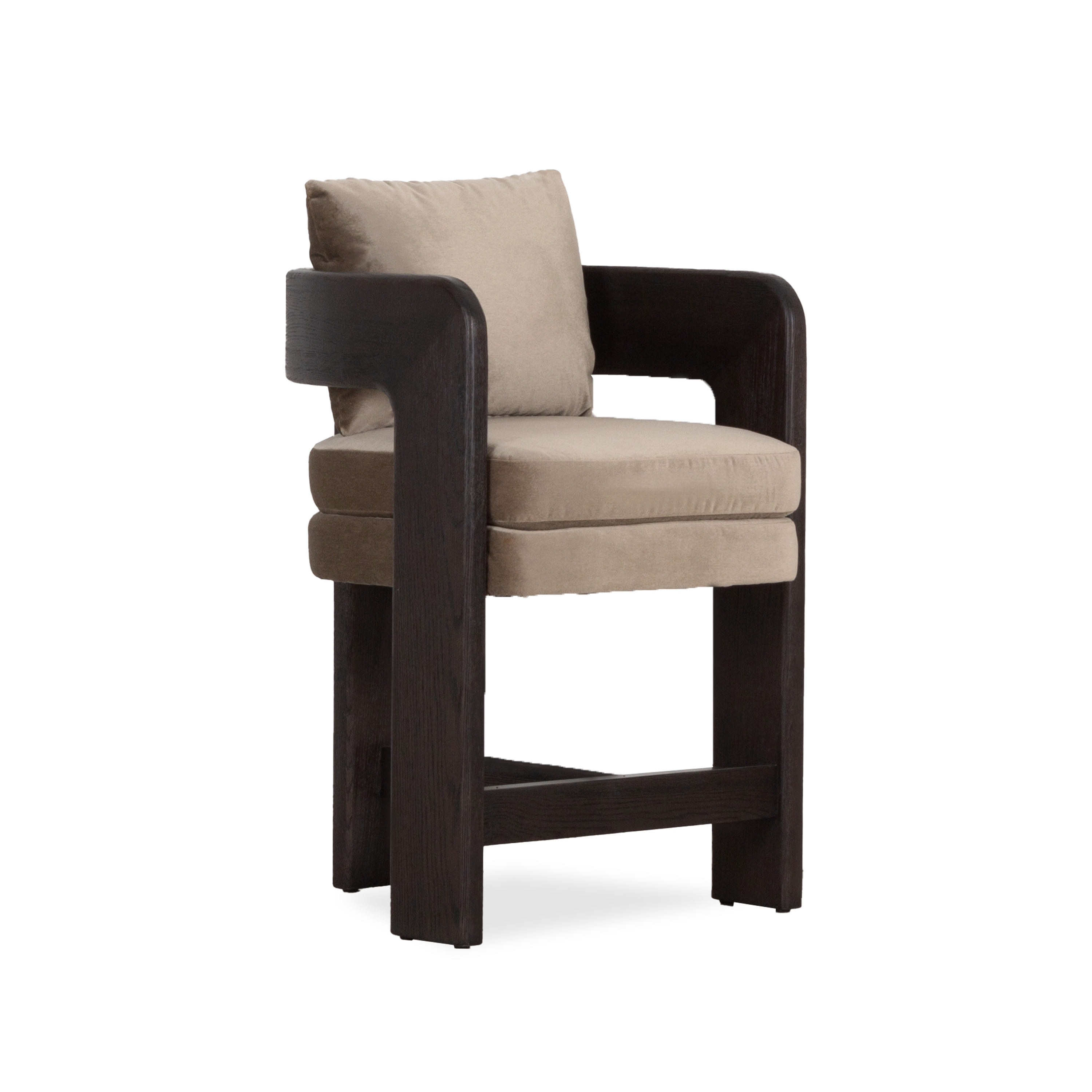 Baril Counter Stool - Modern Kitchen Island Bar Stool with Back Support, Adjustable Height & Swivel Base - Perfect for Breakfast Nook, Home Bar & Dining Room Decor