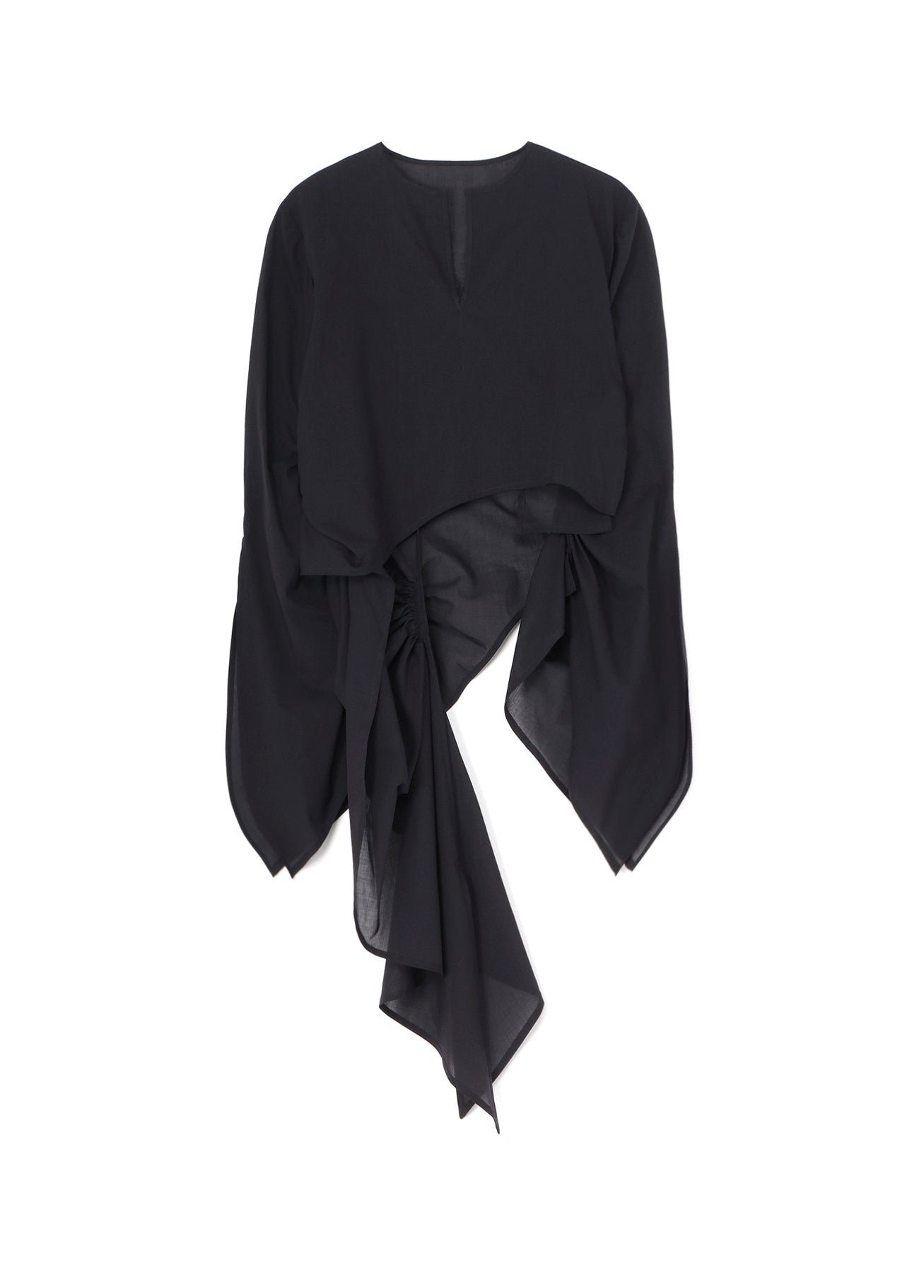 Elegant Cotton Lawn ASM Swallowtail Gather Detail Blouse - Perfect for Office Wear, Casual Outings & Special Occasions