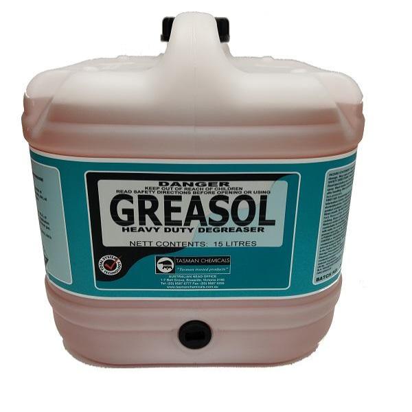 Tasman Chemicals Greasol Heavy Duty Kitchen Degreaser - Powerful Stain Remover for Stoves, Ovens & Grills - Commercial & Home Use