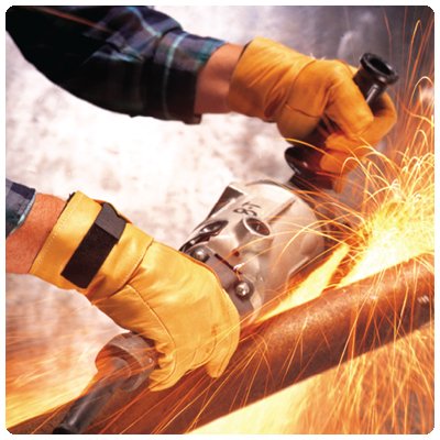 IMPACTO BG750 Anti-Vibration Air Glove for Construction & Power Tools - X-Large Size - Reduce Hand Fatigue for Drilling, Grinding & Heavy Machinery Work