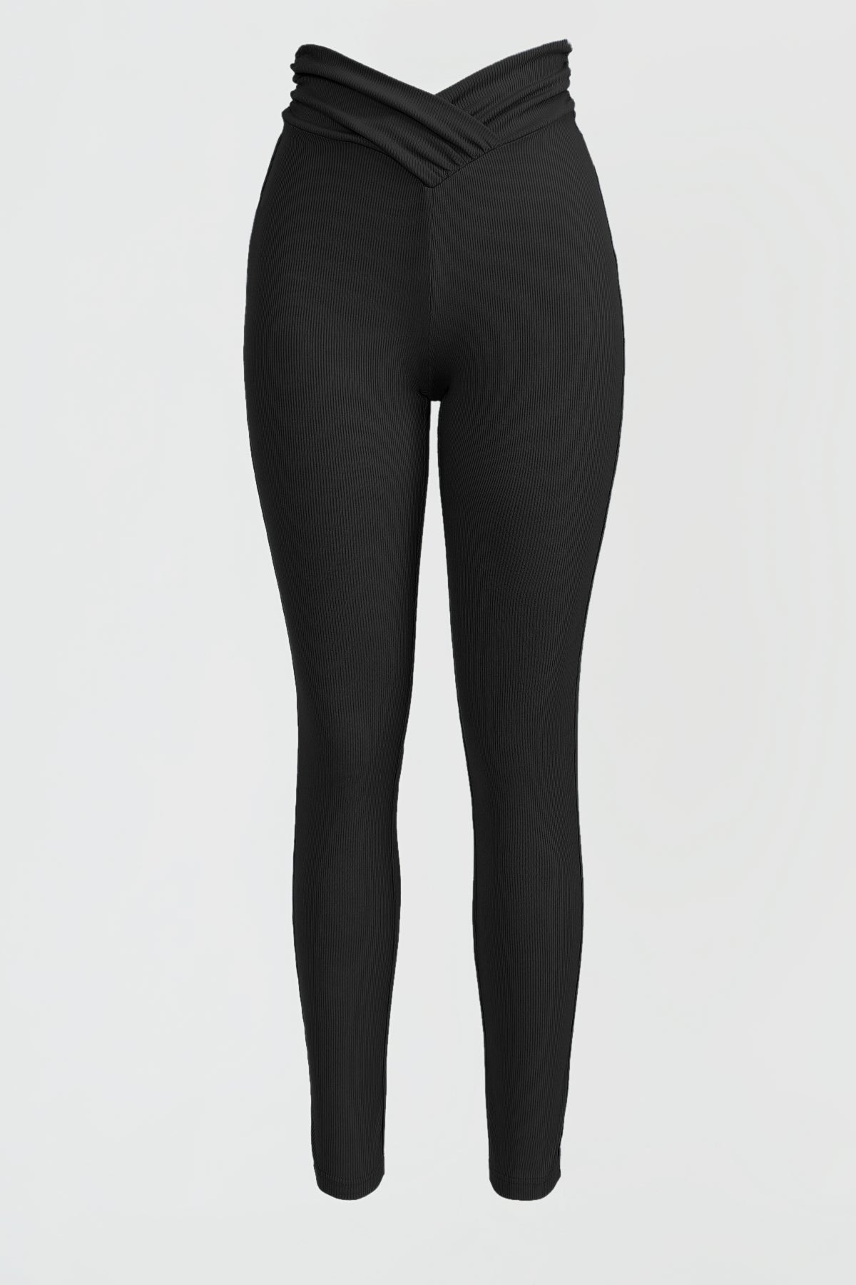 Jovi High-Waisted Leggings for Women - Jet Black Yoga Pants with Pockets | Perfect for Gym, Running, Workout & Lounge Wear