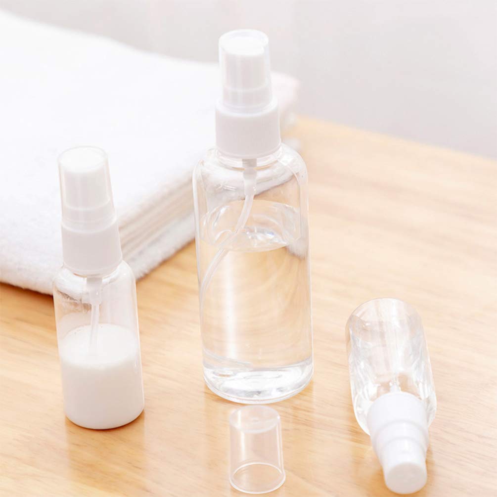 EXCEART 10 Pack Essential Oil Spray Bottles - Reusable Fine Mist Plastic Sprayer for Aromatherapy, Cleaning, Travel & Cosmetics | Leak-Proof Openable Cover for Lotions & Liquids | Home, Office & DIY Use