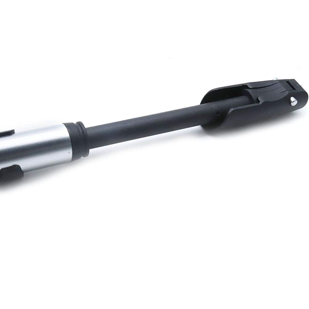 Portable Manual Bike Pump - Aluminum Alloy Bicycle Tire Inflator with Dual Valve for Road & Mountain Bikes - Compact & Lightweight for Cycling, Camping & Emergency Use