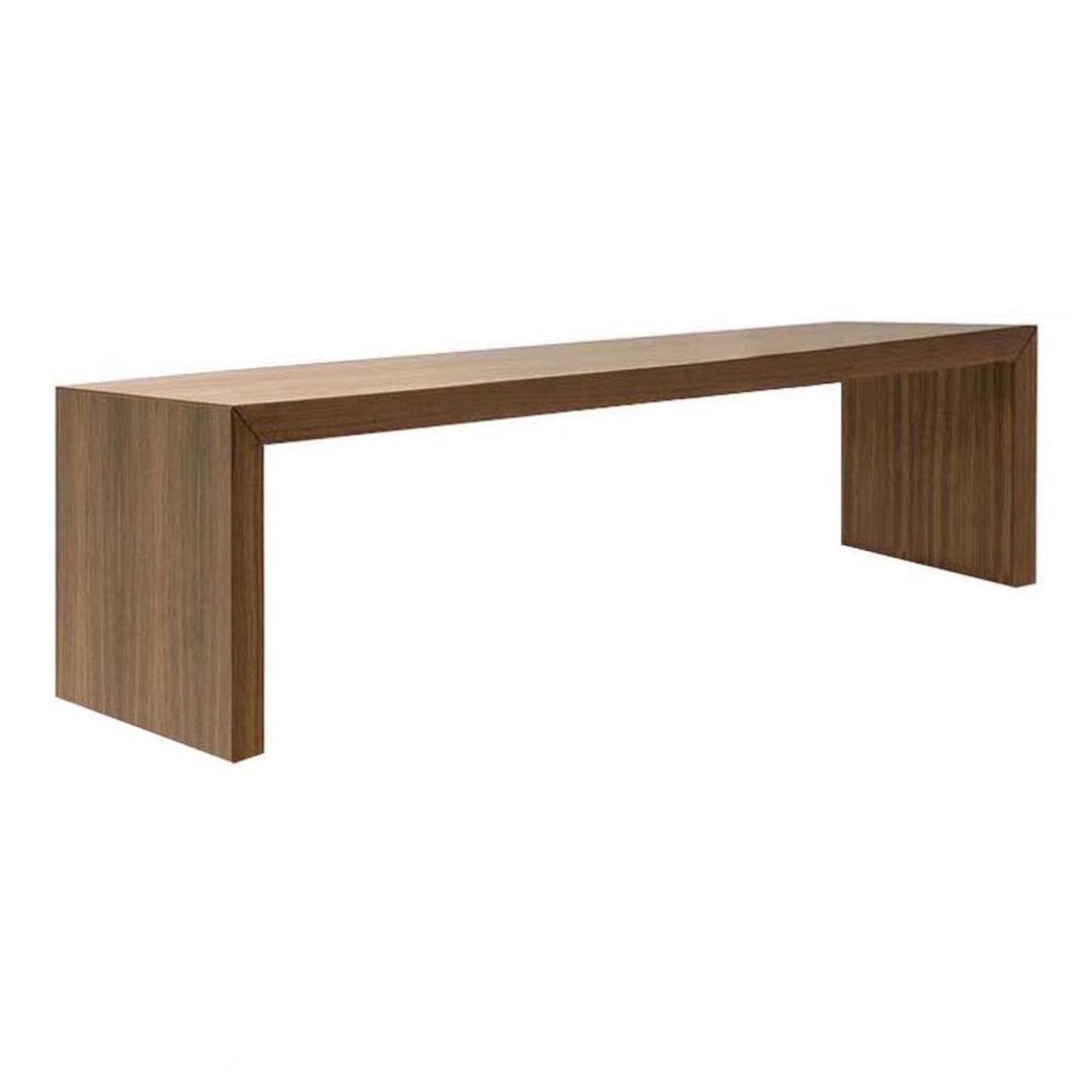 Andreu World Estudio Andreu Closed Bench - Modern Wooden Bench for Living Room, Dining Room, or Office Seating - Durable & Stylish Home Furniture