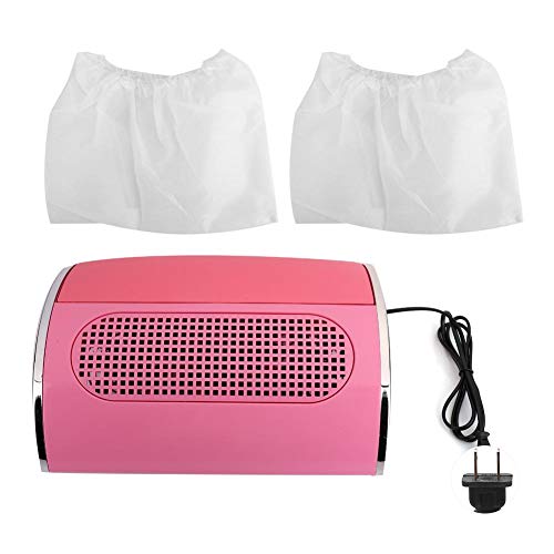40W Professional Nail Dust Collector with 3 Fans - High Power Nail Art Vacuum Machine for Salon & Home Use (US Plug) - Perfect for Nail Salons, Manicures, Pedicures & DIY Nail Care