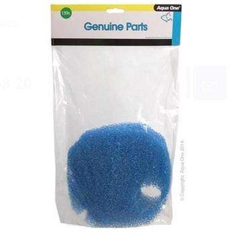 Aqua One Sponge Filter Media 15ppi 2-Pack for Ocellaris 1400/UVC Aquariums - High Efficiency Biological Filtration for Freshwater & Saltwater Fish Tanks