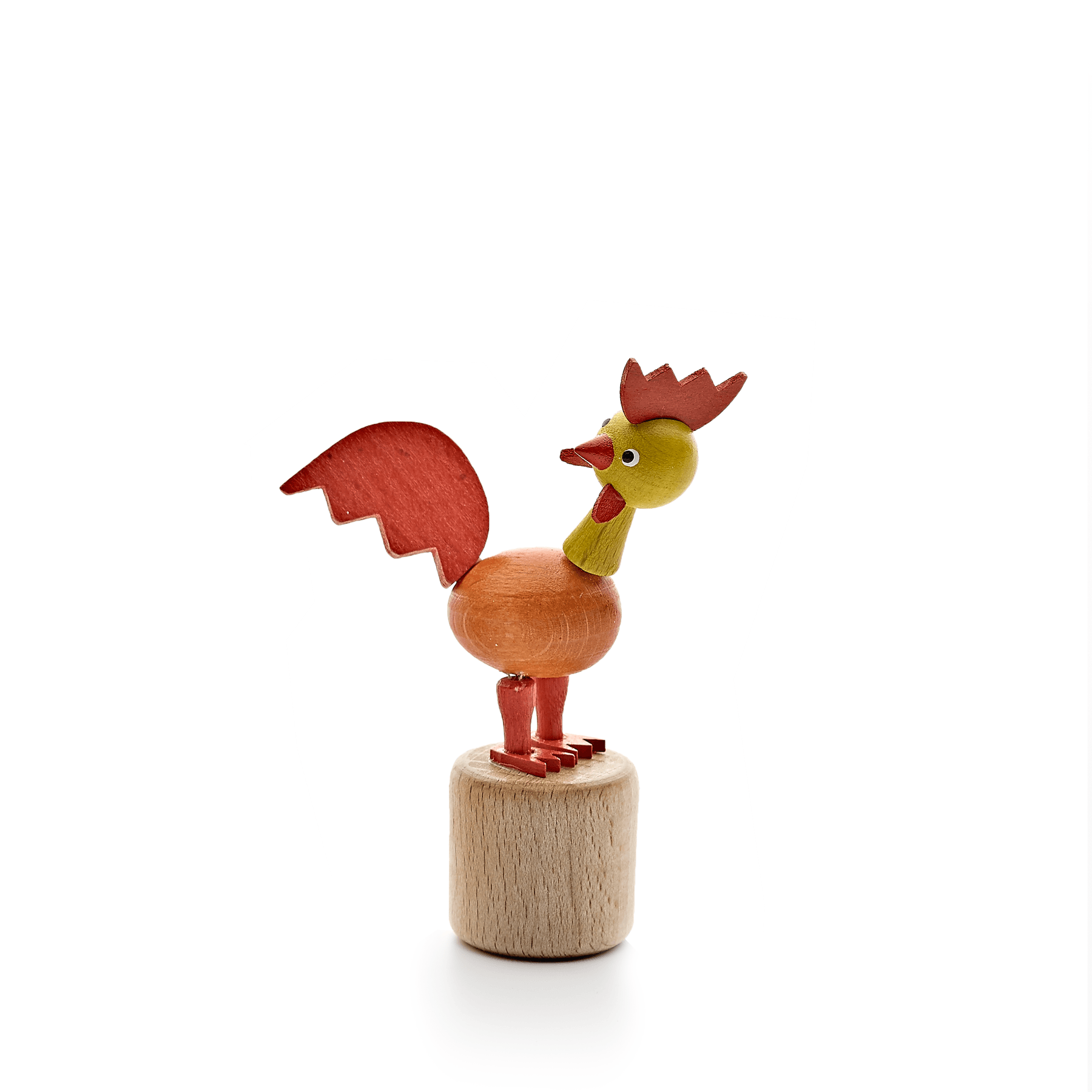 Wobbly Rooster Toy - 8cm Cute Chicken Figurine for Kids, Home Decor, and Party Favors | Perfect for Easter, Farm-Themed Parties, and Nursery Decorations