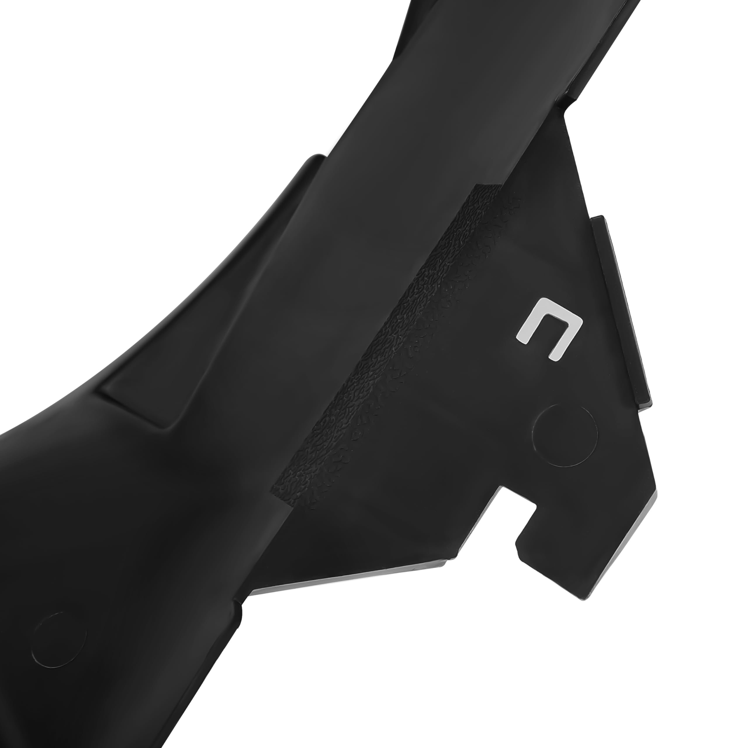 HECASA Black PP Plastic Radiator Cooling Fan Shroud Replacement for 2009-2016 Dodge Ram 1500/2500/3500 with 5.7L & 6.4L HEMI - Compatible with 52126427AB & CH3110130 - Perfect for Engine Cooling System Maintenance & Off-Road Truck Upgrades