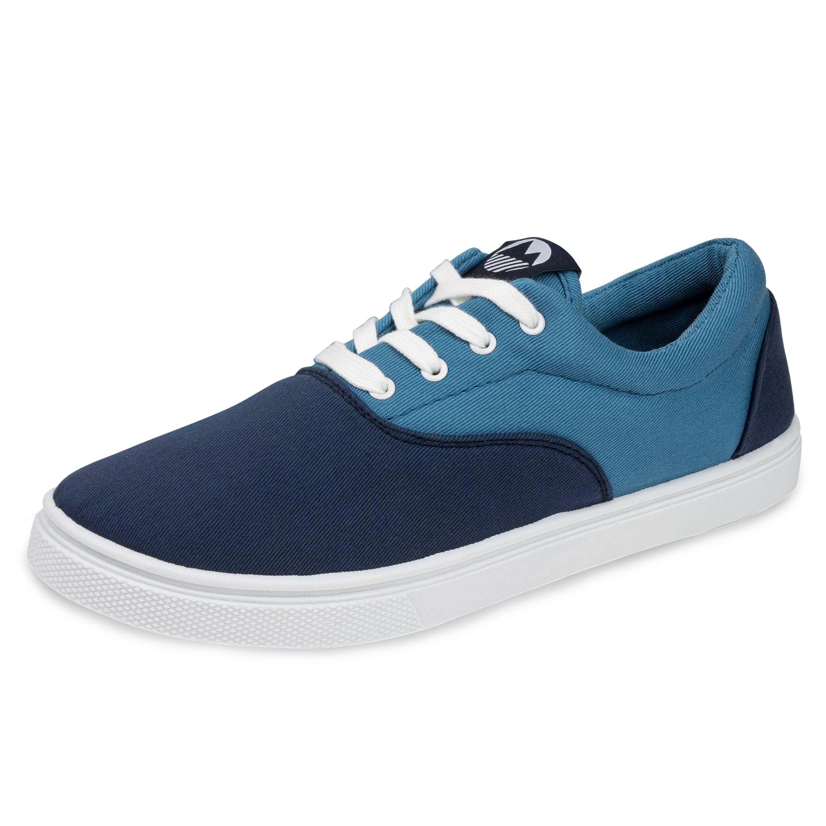 Men's Hudson Canvas Trainers - Lightweight Comfortable Sneakers for Walking, Running & Casual Wear | Breathable Fashion Shoes for Men | Perfect for Workouts, Travel & Everyday Use