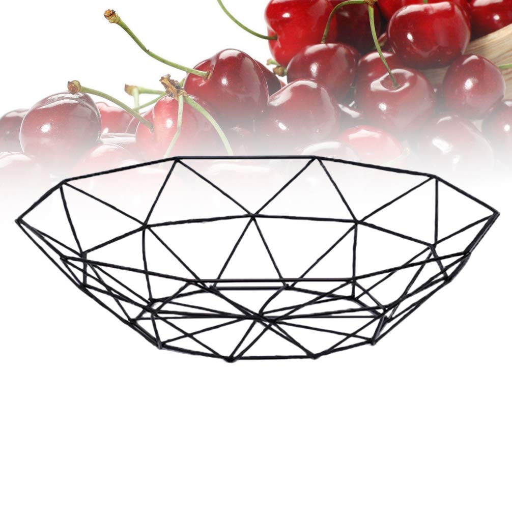 Cabilock 1-Piece Multi-Purpose Storage Basket - Snack Food Drain Basket for Fruits, Vegetables, Kitchen & Bathroom Organization - Perfect for Countertop, Refrigerator & Pantry Storage