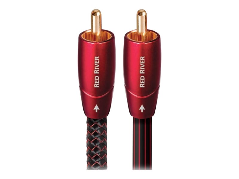 Audioquest Red River RCA Audio Cable - High-Performance Interconnect for Home Theater & Hi-Fi Systems - Perfect for Speakers, Amplifiers & Turntables