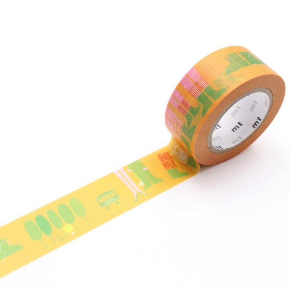 MT Artist Saul Bass Walk Washi Masking Tape - Decorative Japanese Paper Tape for Scrapbooking, Journaling & DIY Crafts