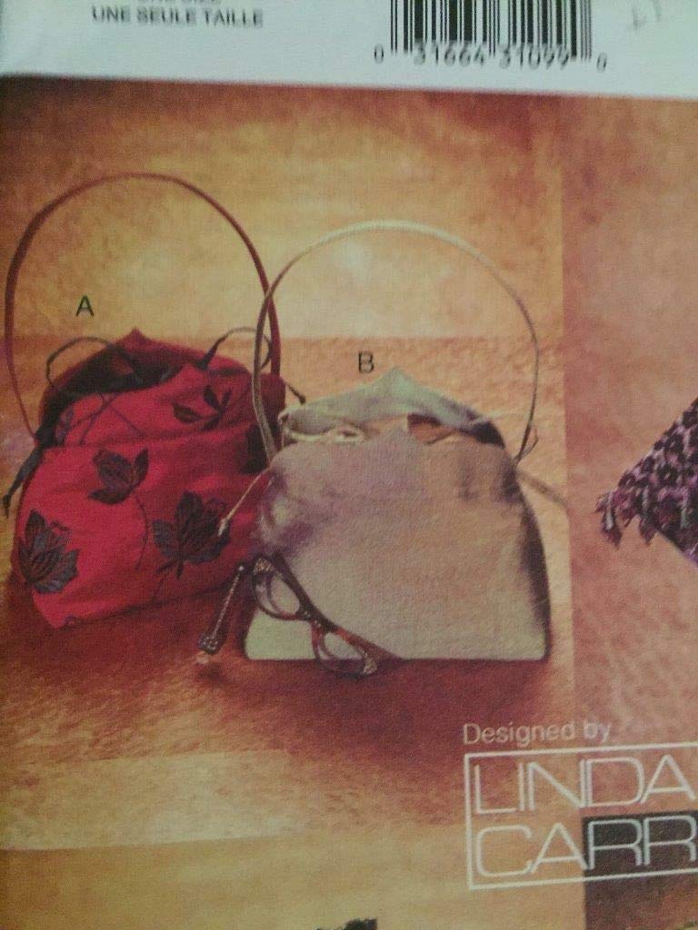 Vogue Craft Pattern 7221 - DIY Small Shaped Bags Sewing Kit for Beginners | Fashionable Purse & Clutch Making | Perfect for Parties, Weddings & Gift Giving