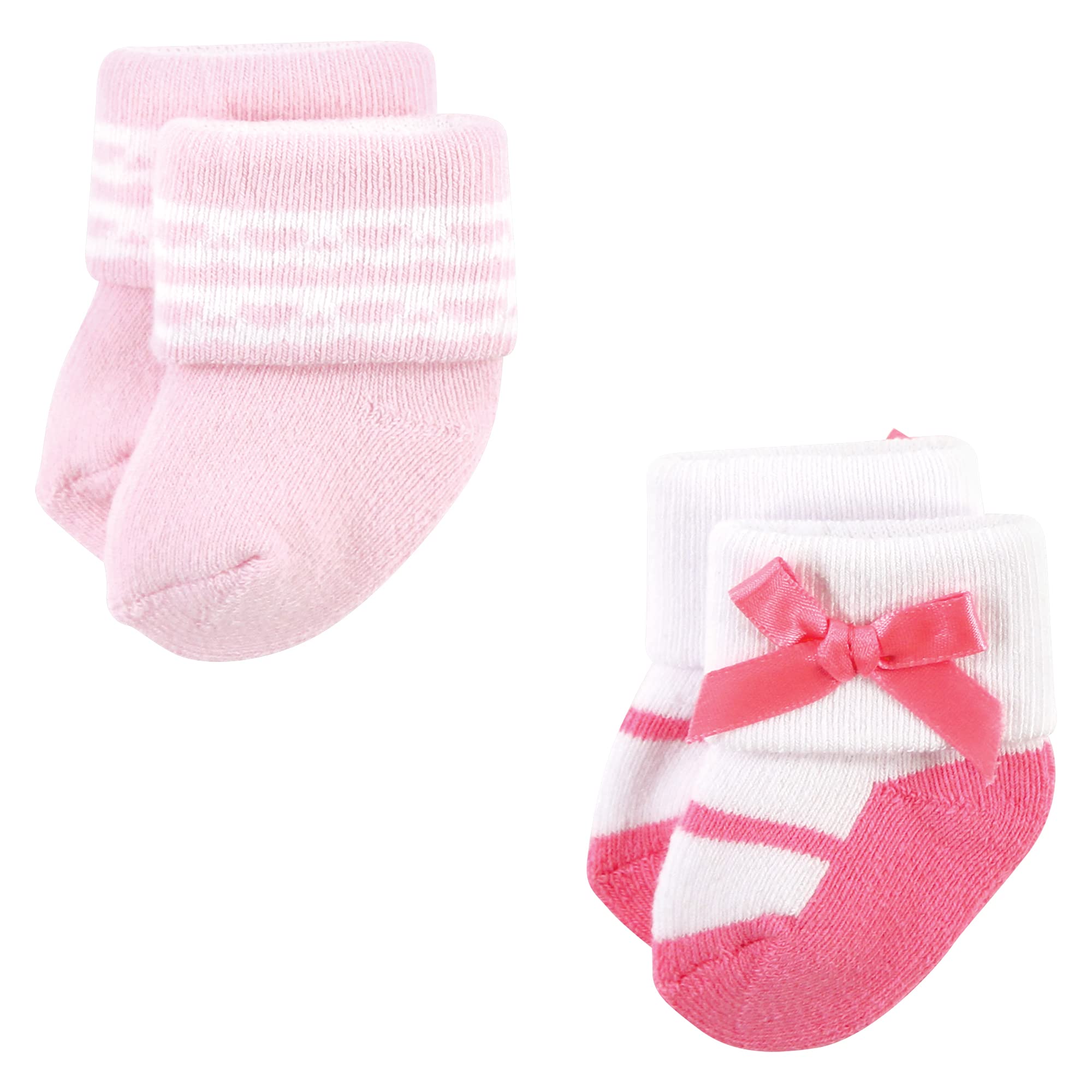 Luvable Friends Soft Terry Cloth Baby Socks for Newborns & Infants - Perfect for Nursery, Playtime & First Steps