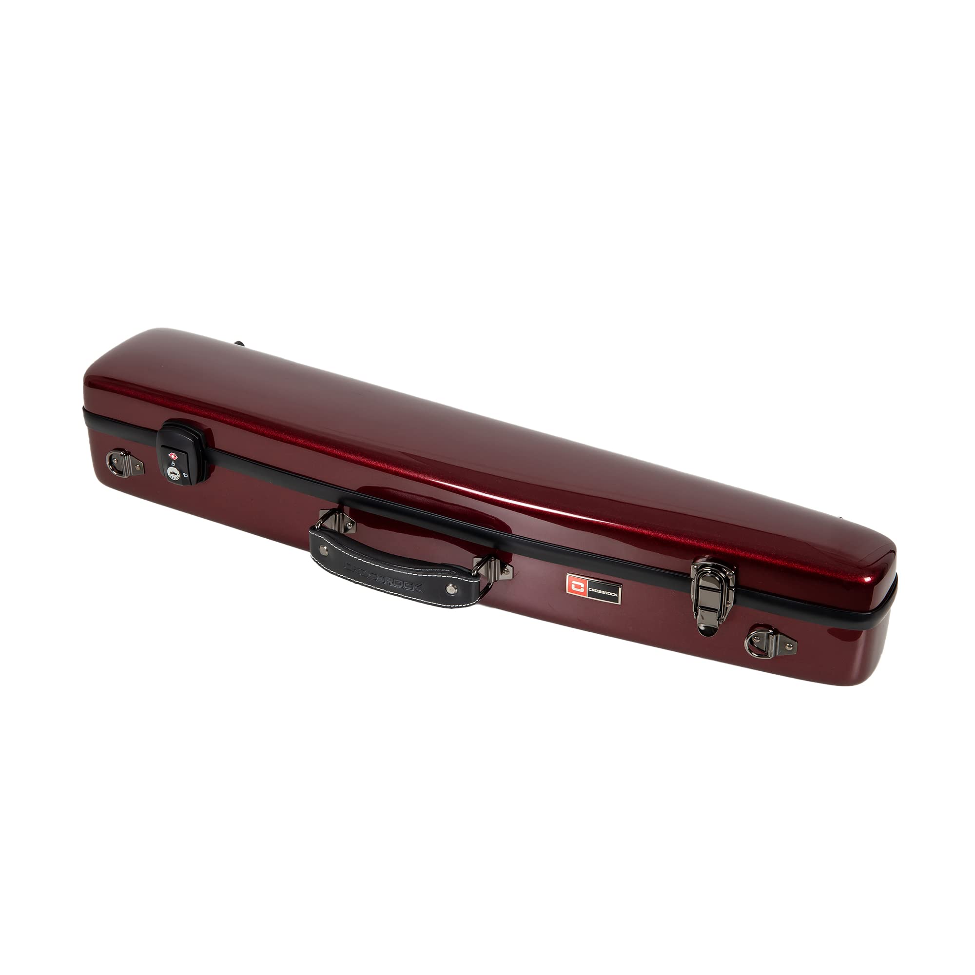 Premium Fiberglass Hardshell Soprano Saxophone Case with Backpack Straps - CRF1000SSRD Red | Durable Protection for Professional Musicians & Travel | Perfect for School Bands, Jazz Performances & Music Lessons