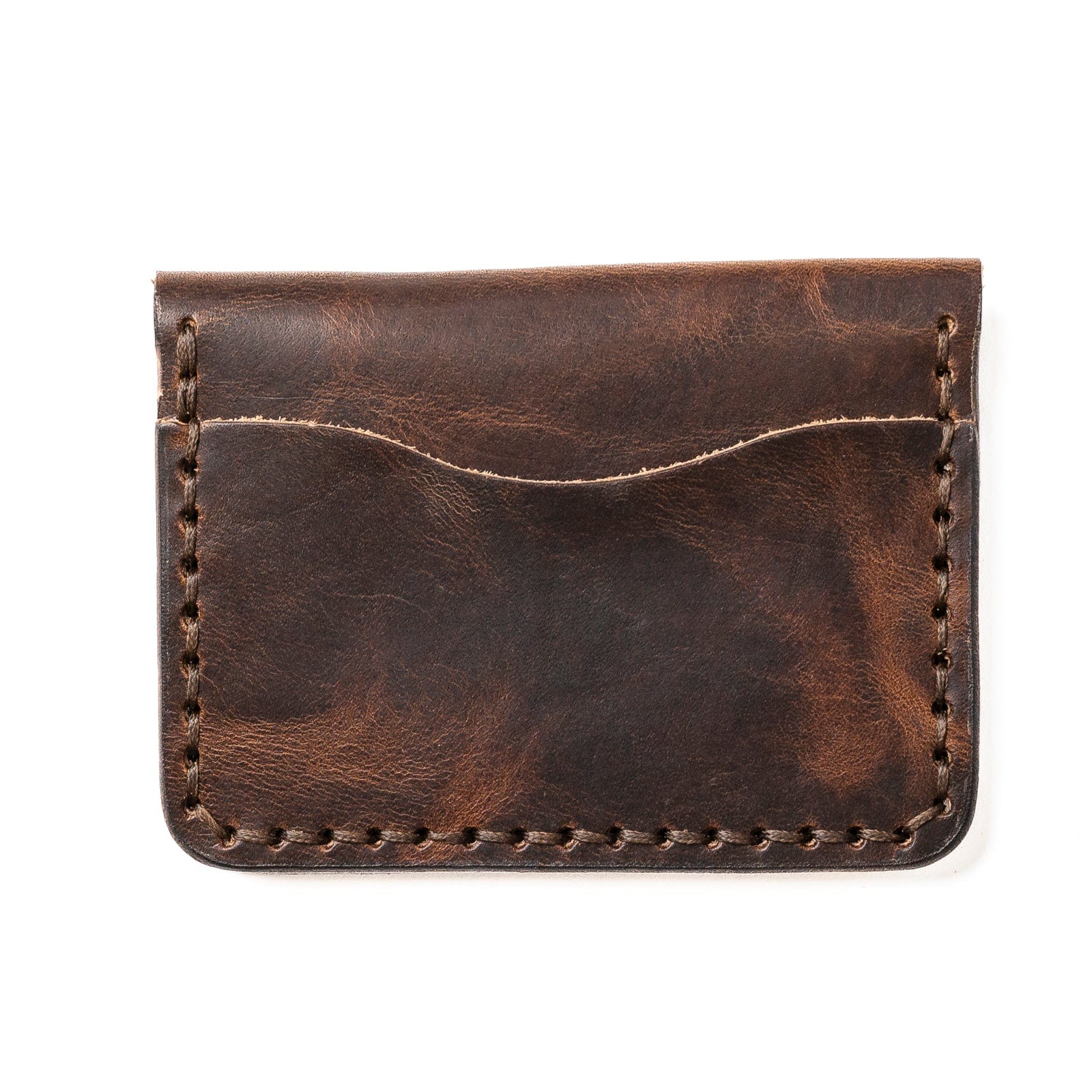 Genuine Leather 5 Card Wallet - Heritage Brown | Slim RFID Blocking Wallet for Men & Women | Perfect for Travel, Business & Everyday Use