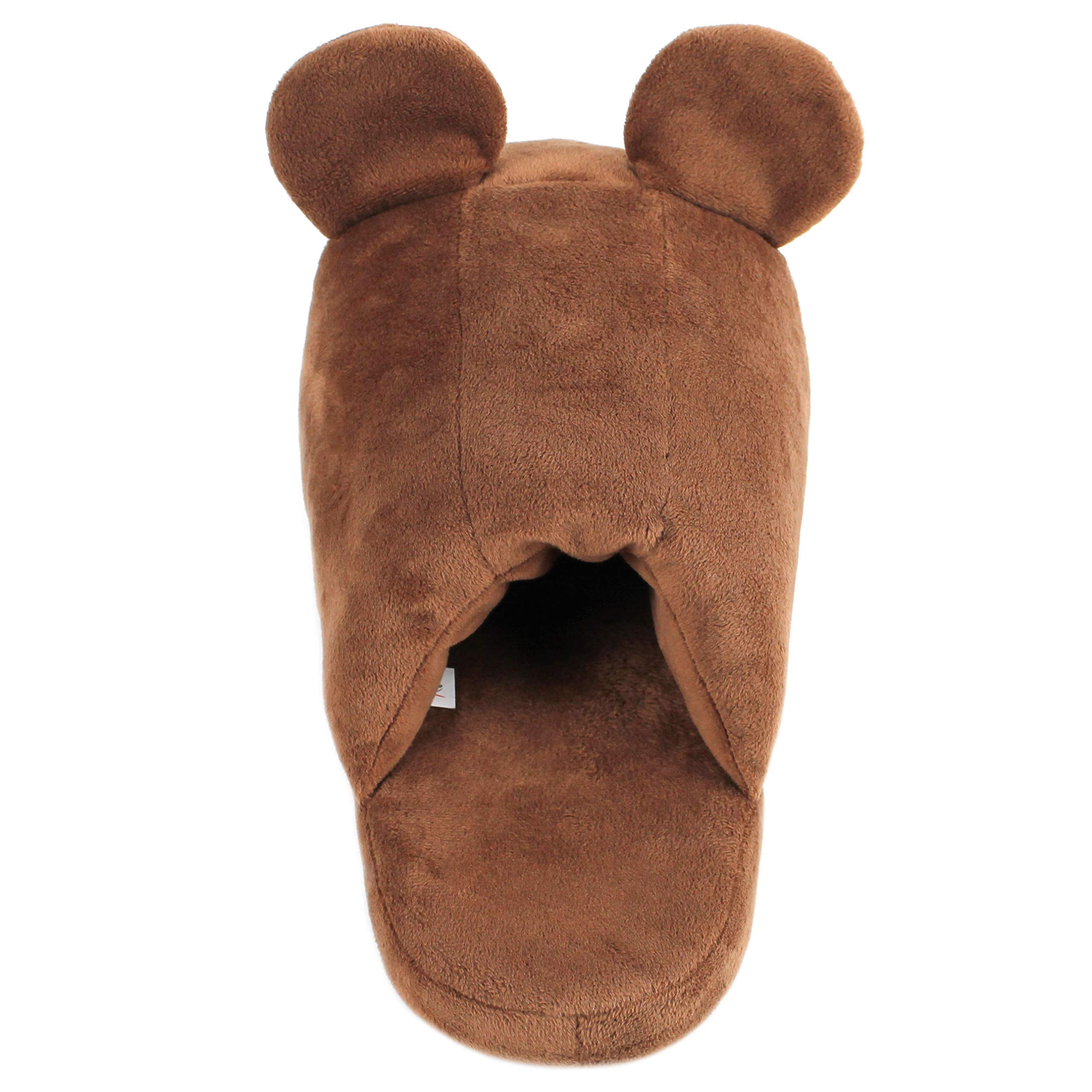 Soft Fuzzy Bear Slippers for Women & Men - Cozy Warm Animal House Shoes for Indoor Comfort - Perfect for Winter Lounging, Home Relaxation & Gift Giving