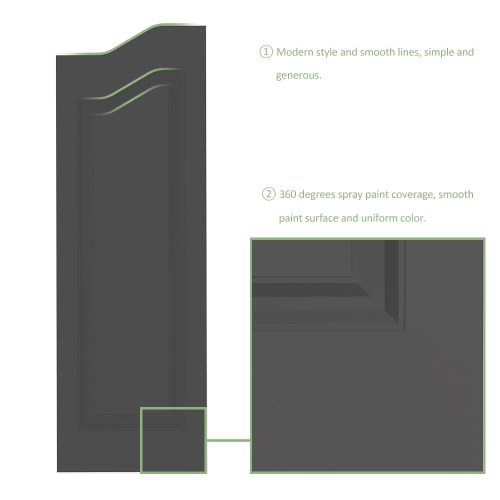 32 Inch Black Vertical Stripe Cafe Door - Two-Way Swinging Door with Automatic Closing for Kitchen, Bathroom or Bar (Fits 24/30/32/36 Inch Openings) - Perfect for Restaurants, Coffee Shops and Home Use