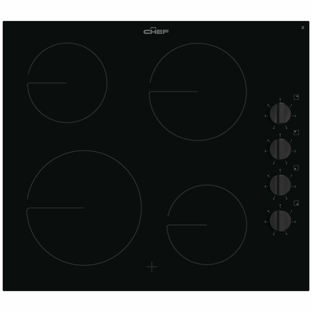 60cm Chef Ceramic Cooktop CHC642BB - Premium Electric Stove for Modern Kitchens | Perfect for Baking, Boiling & Everyday Cooking