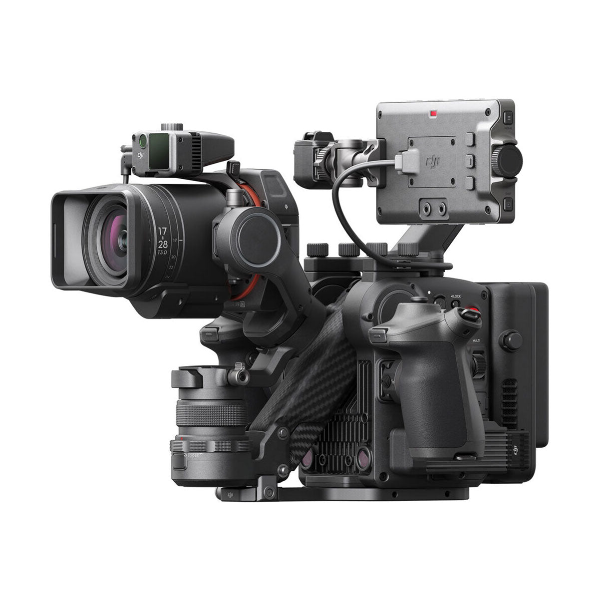 DJI Ronin 4D 8K Cinema Camera Combo Kit with DL PZ 17-28mm T3.0 ASPH Lens - 4-Axis Stabilization for Professional Filmmaking, Vlogging, and Live Streaming