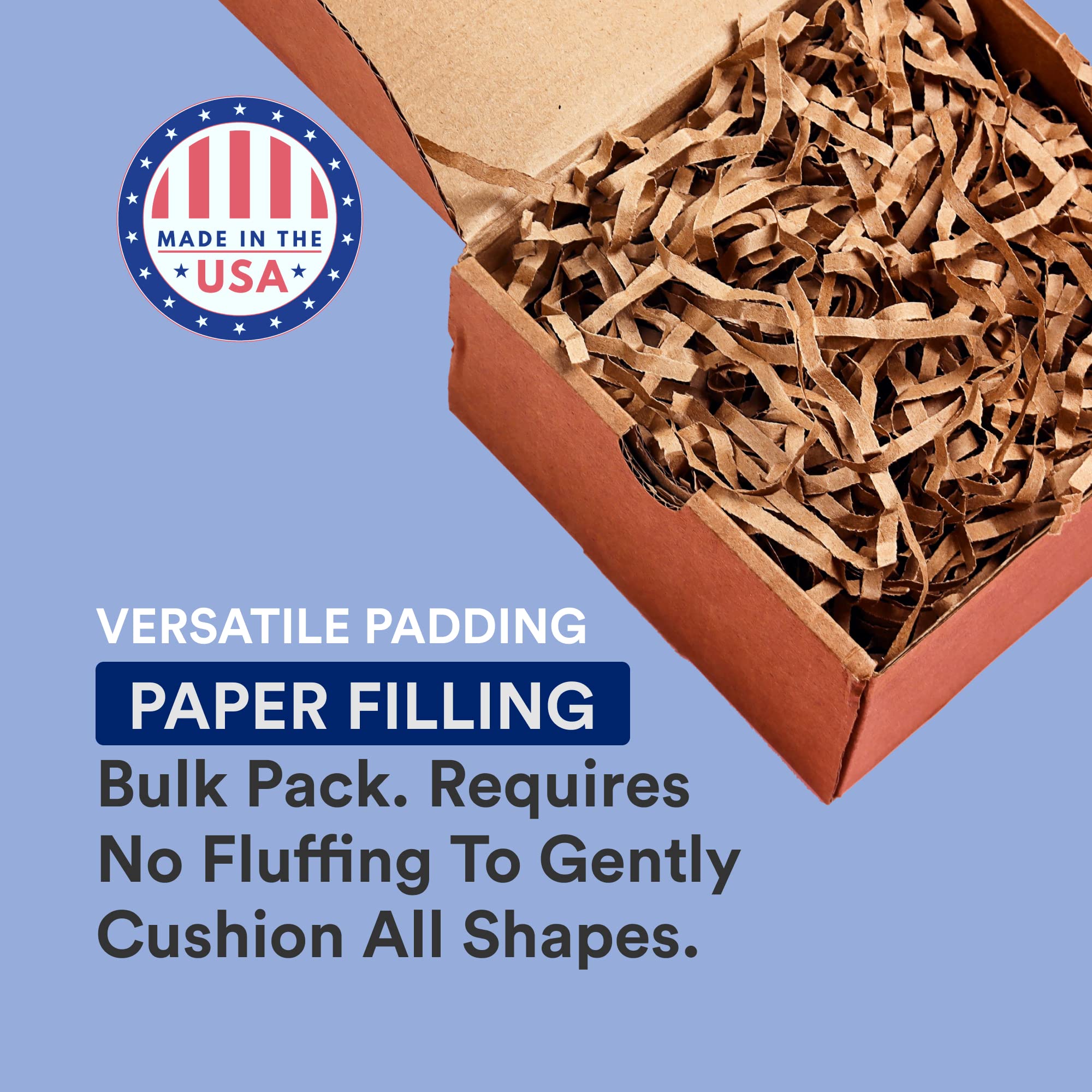 Premium 10 lb Black Crinkle Paper Filler - Eco-Friendly Packing Material for Shipping Boxes, Gift Baskets & Moving Supplies | Perfect for Holiday Wrapping, DIY Crafts & Home Decorations | Multipurpose Shredded Paper for Packaging, Basket Stuffing & Party Decor