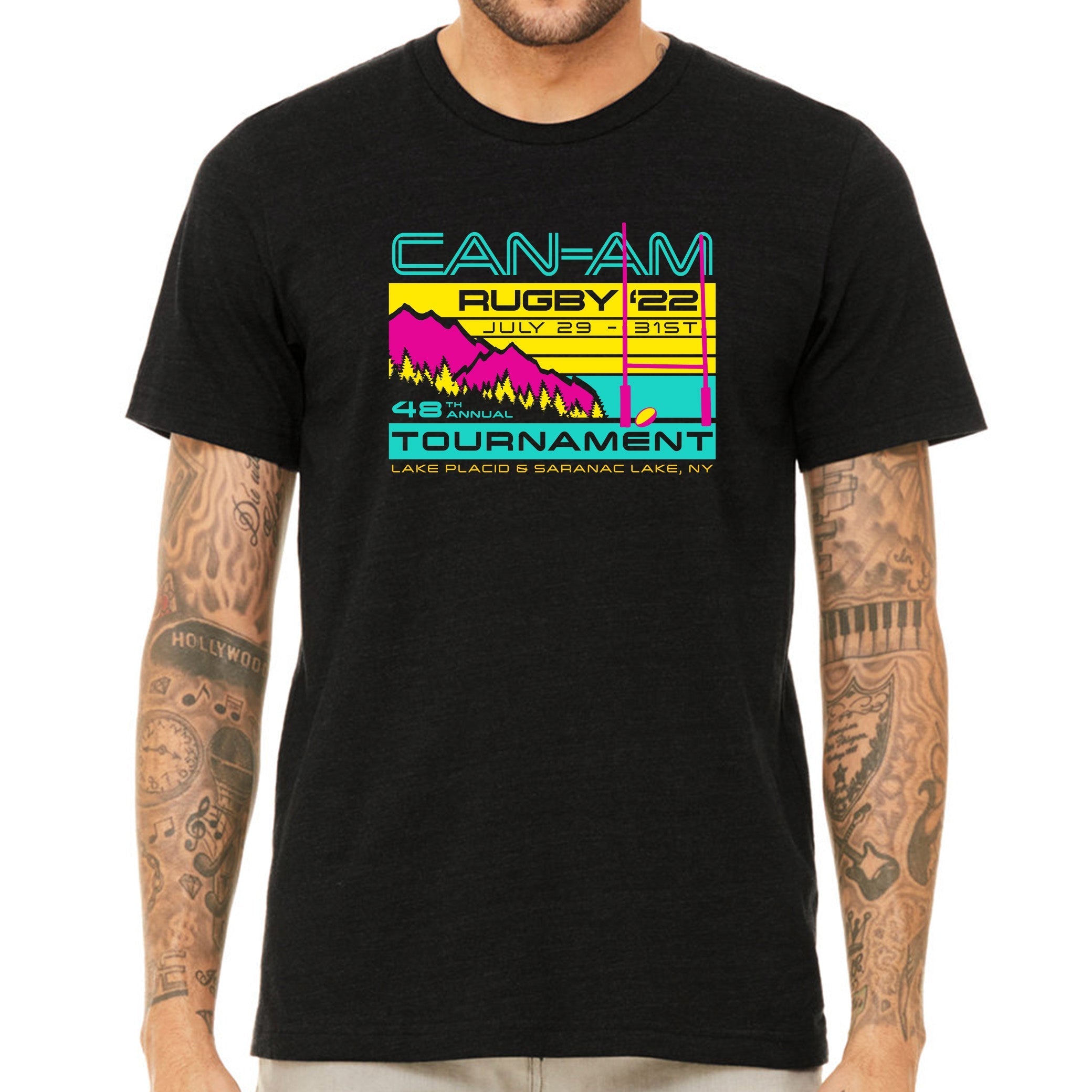 2022 Can Am Tournament T-Shirt - Men's Comfortable Cotton Tee for Sports, Casual Wear & Outdoor Activities