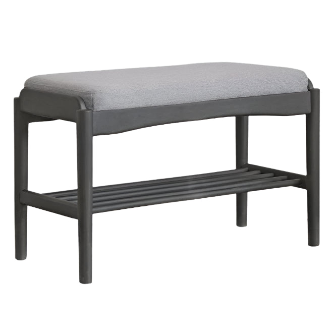 Solid Oak Wood Shoe Bench - Durable Entryway Shoe Storage & Seating for Home, Mudroom, or Bedroom - Perfect for Organizing Shoes & Putting On/Taking Off Footwear