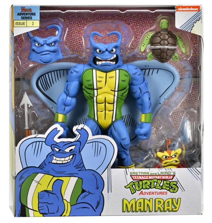 Teenage Mutant Ninja Turtles Adventures Man Ray Action Figure - Collectible TMNT Toy for Kids & Fans - Perfect for Play, Display & Gifts