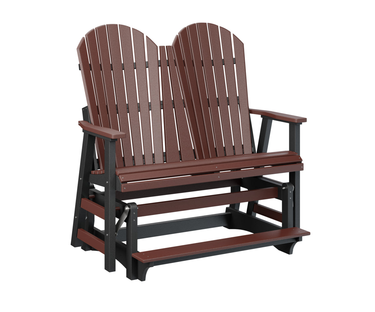 Berlin Gardens ComfoBack Double Counter Glider - Outdoor Patio Swing Bench for Porch, Garden, Deck & Backyard Relaxation