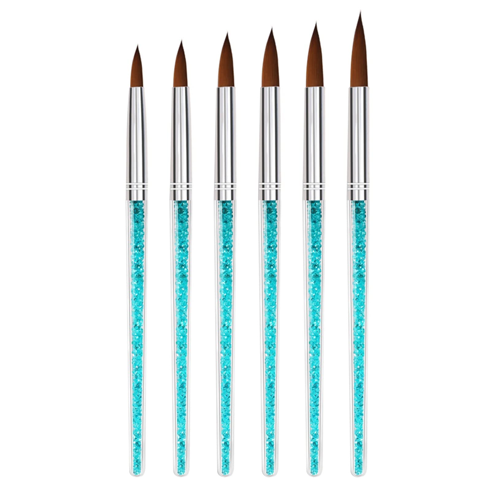 Professional Acrylic Nail Art Kit - Universal Gel Brush, Petal Pen, Lattice Pen & Pull Pen for Beginners | Complete Nail Painting Set (Sky Blue, One Size) | Perfect for DIY Manicures, Salon Nail Art & Home Beauty Care