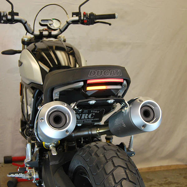 Ducati Scrambler 1100 Fender Eliminator Kit for 2018-2023 Models | Rear Fender Delete & License Plate Relocator | Motorcycle Customization & Street Legal Upgrade