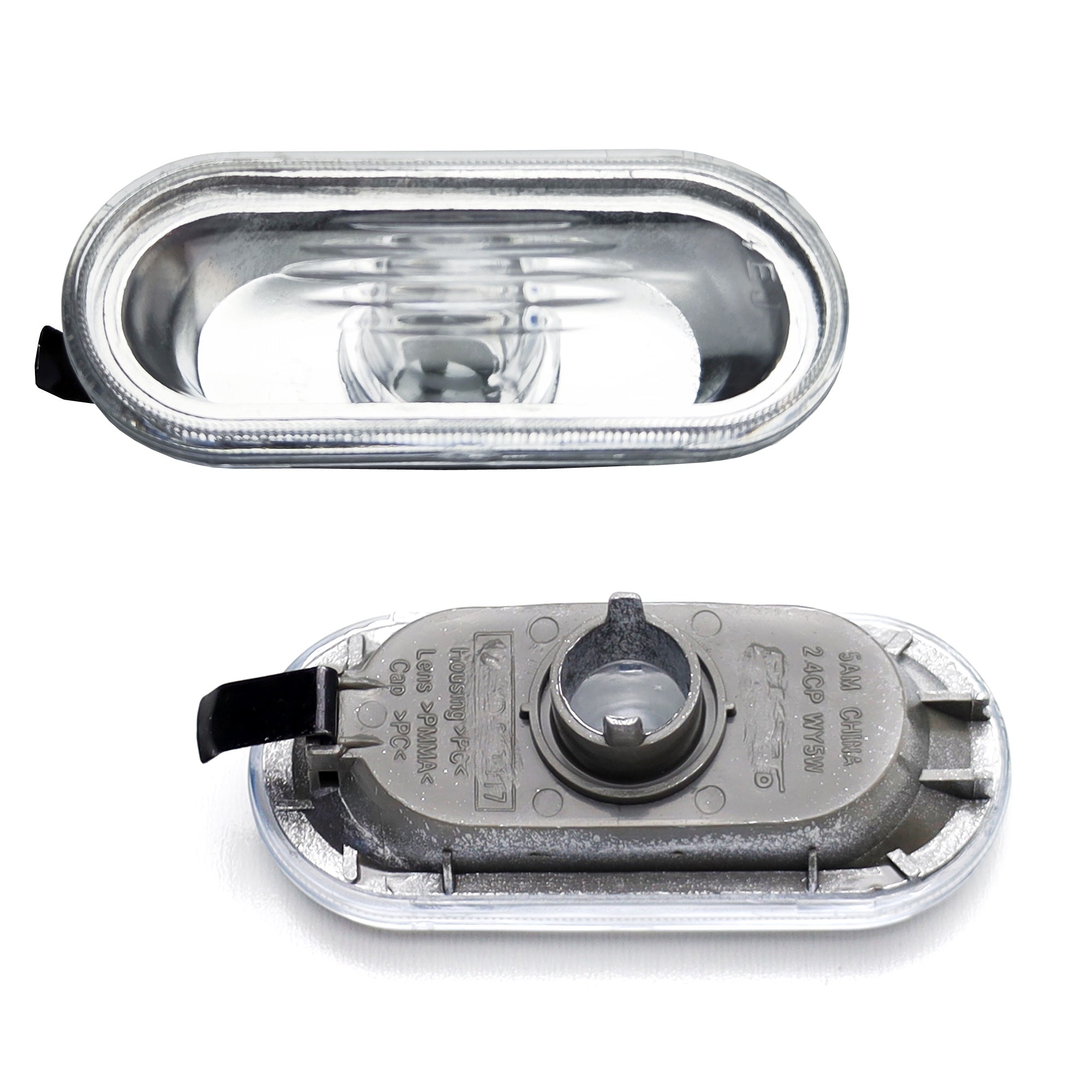 Clear Euro Fender Side Marker Lamp for VW MK4 Golf GTI R32 Jetta Bora & B5 Passat - Amber LED Light for Enhanced Visibility and Style (Perfect for Night Driving and Car Customization)