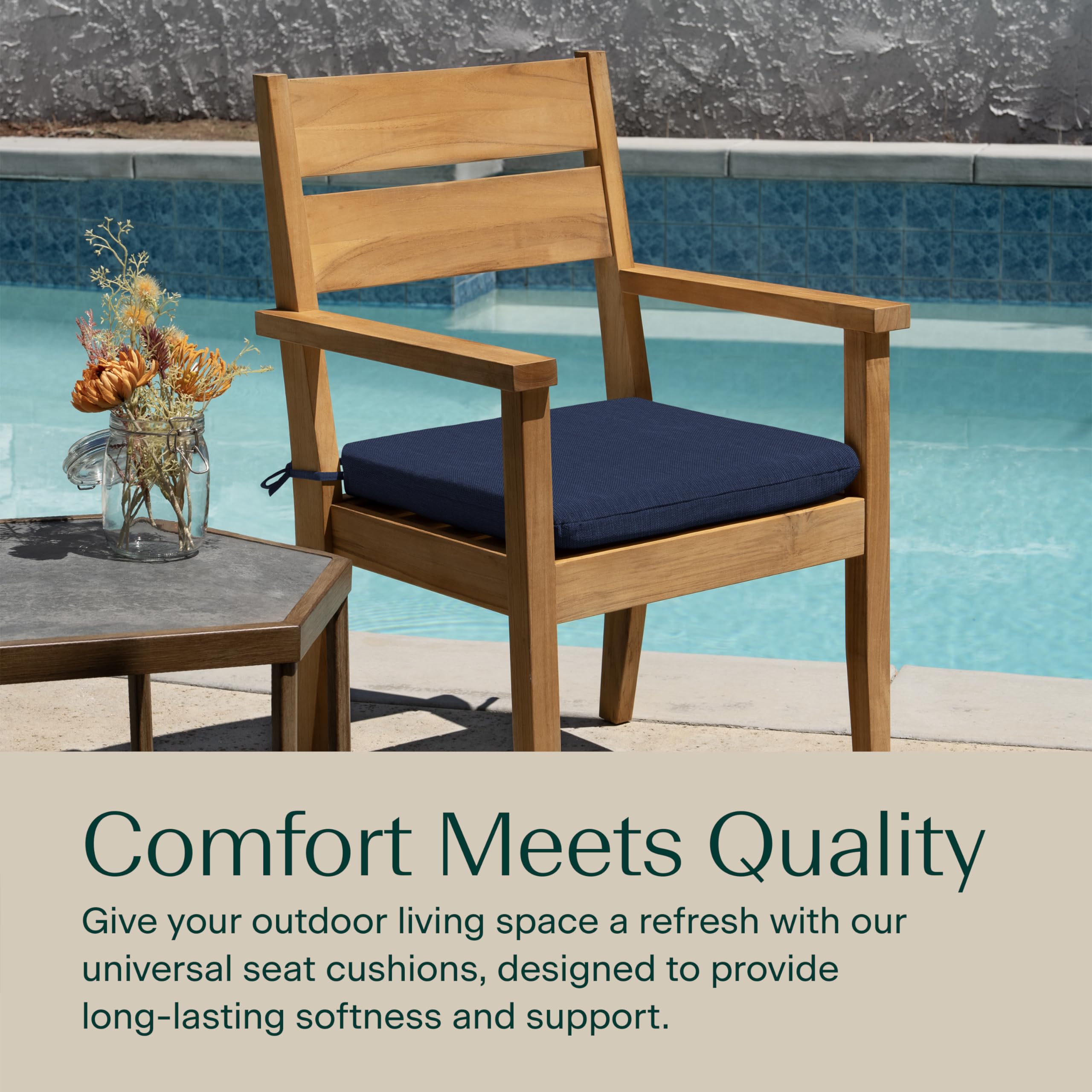 Premium Honeycomb Outdoor Universal Seat Cushion Set - 18