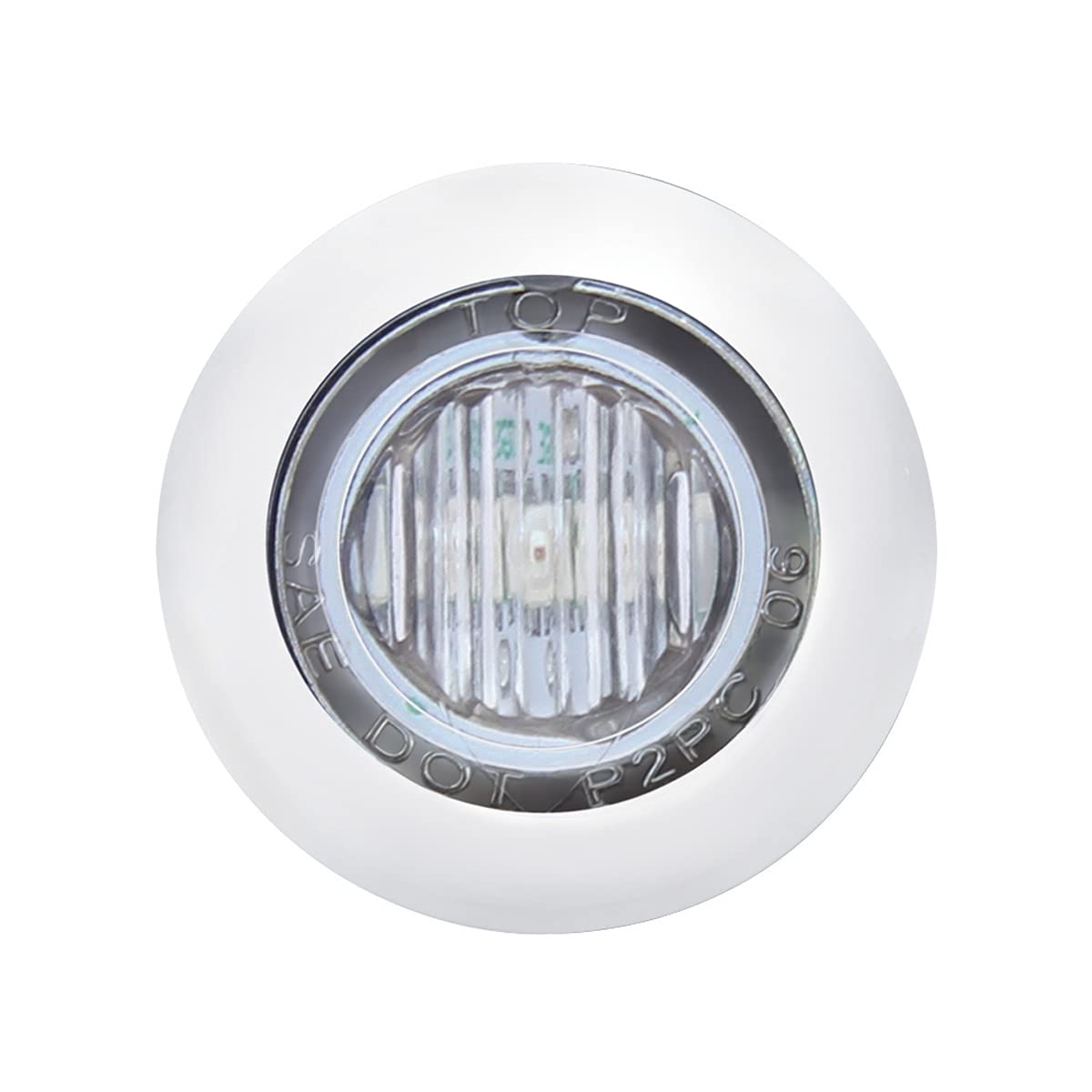 United Pacific 39935 Mini Clearance Marker Light with Stainless Steel Bezel - LED Side Marker Light for Trucks, Trailers & RVs - Durable Waterproof Design for Safe Night Driving