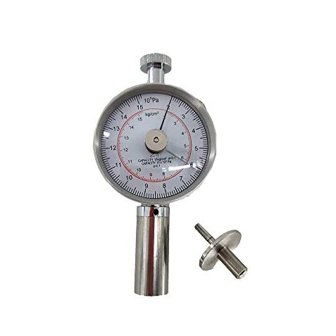 Handheld Fruit Hardness Tester - Digital Penetrometer for Measuring Fruit Firmness (2-15kg/cm²) - Perfect for Apple, Pear, Peach Quality Control in Orchards & Farmers Markets